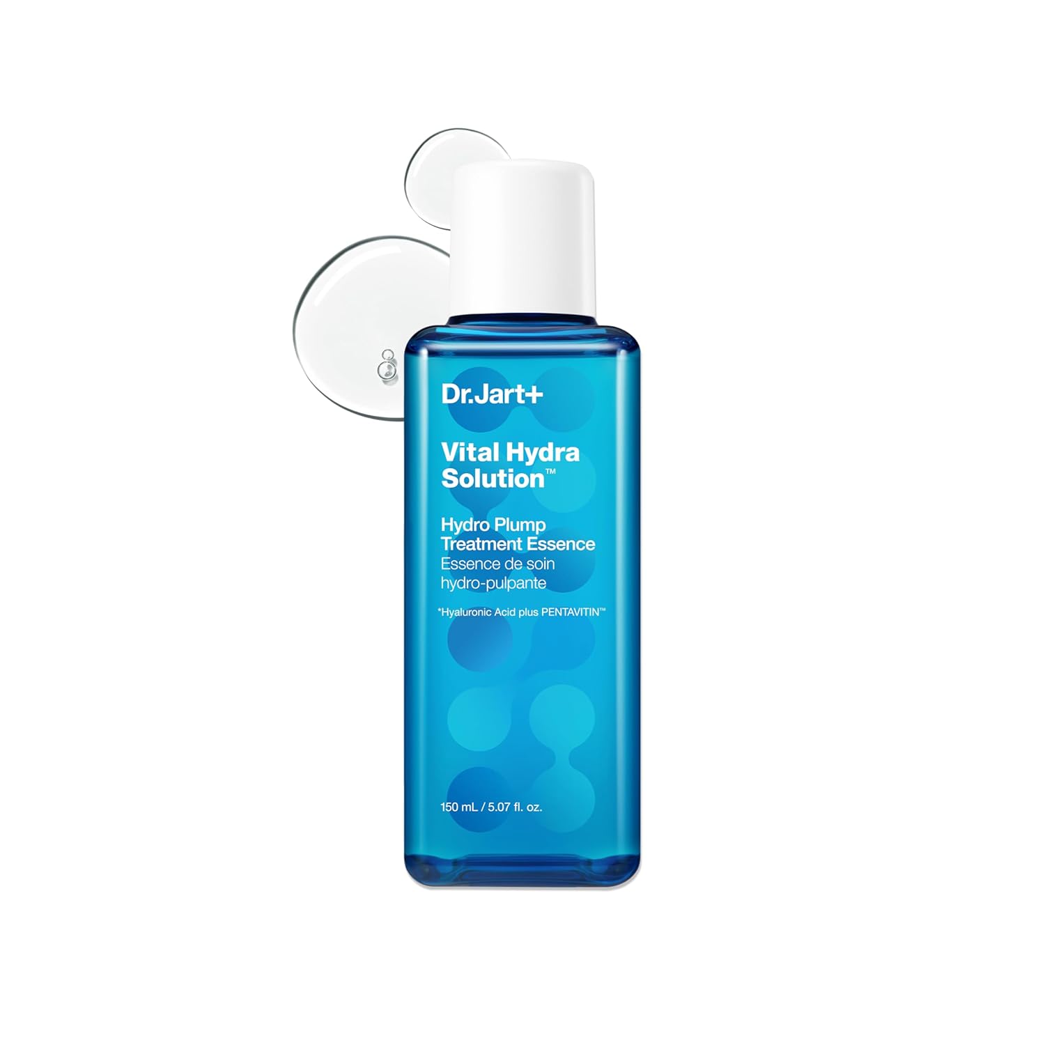 Dr.Jart+ Vital Hydra Solution Hydro Plump Treatment Korean Essence with Hyaluronic Acid for Glass Skin| Korean Skin Care, 5.07 Fl Oz