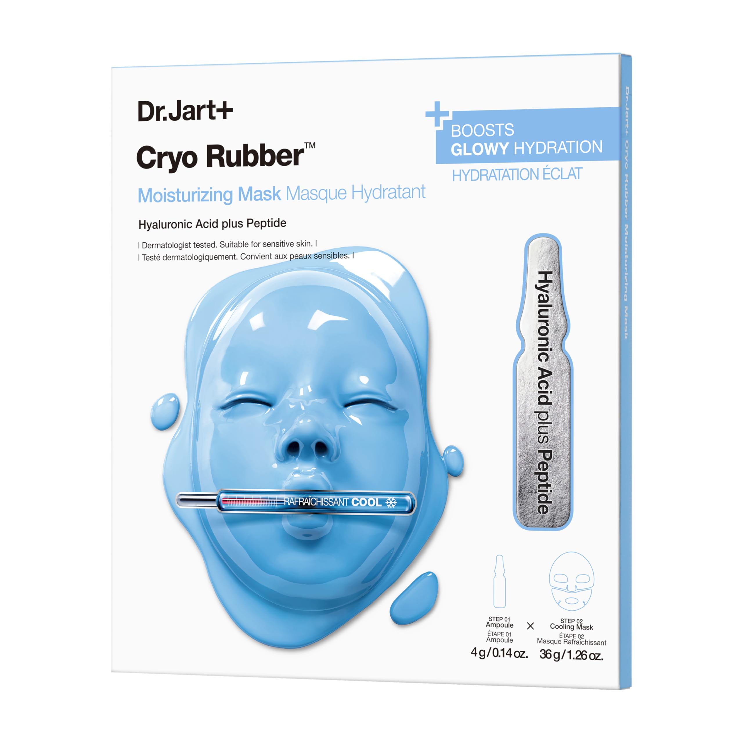 Dr.Jart+ Cryo Rubber Cooling Korean Face Mask with Serum Ampoule| Korean Skin Care | Travel Size