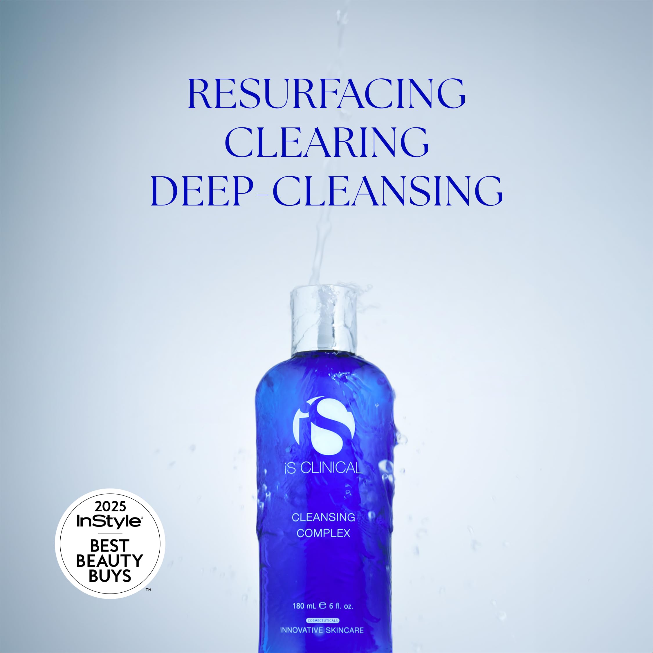 iS CLINICAL Cleansing Complex, 3in1 Gentle deep pore cleanser Face Wash and Makeup remover, Helps Acne-Prone skin