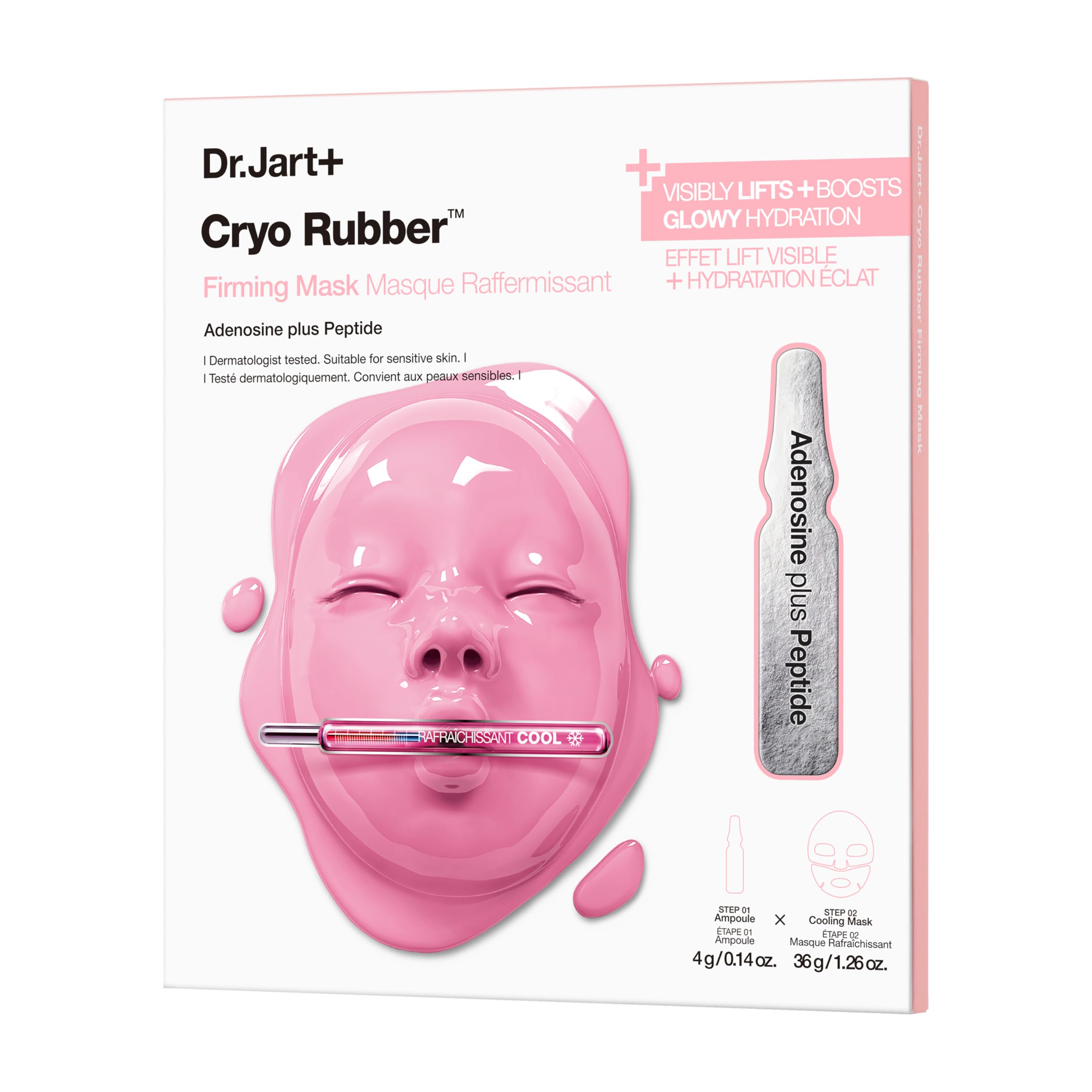 Dr.Jart+ Cryo Rubber Cooling Korean Face Mask with Serum Ampoule| Korean Skin Care | Travel Size